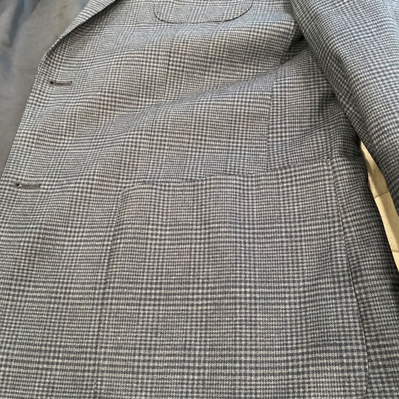 Banana Republic Navy Blue Blazer 44R Standard Fit - Picture 6 of 12